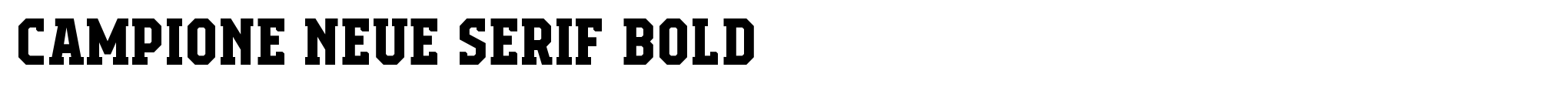 Campione Neue Serif Bold image